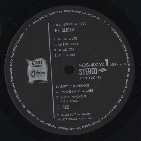 帯付き　T.REX　プロフェッツ・シアーズ　アンド・セイジズ/LP　歌詞カード付 帯付き T.REX プロフェッツ・シアーズ アンド・セイジズ/LP 歌詞