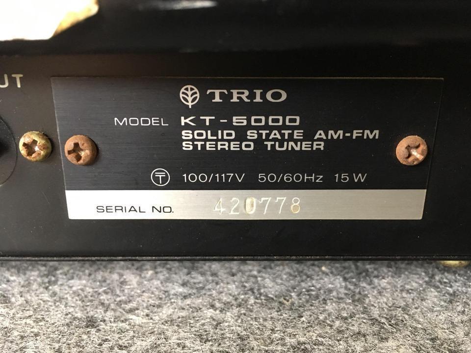 ジャンク品】TRIO SOLID STATE AM FM KT 5000 【公式通販】