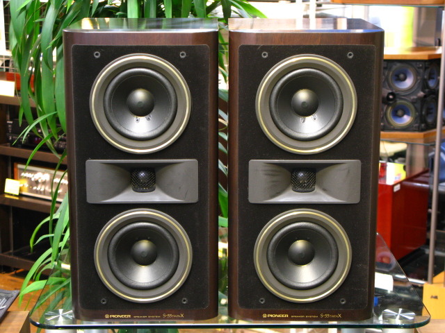 PIONEER パイオニア スピーカー ペア S-55twinX S-55TX PIONEER S-55TX S-55twinX パイオニア アルニコマグネット