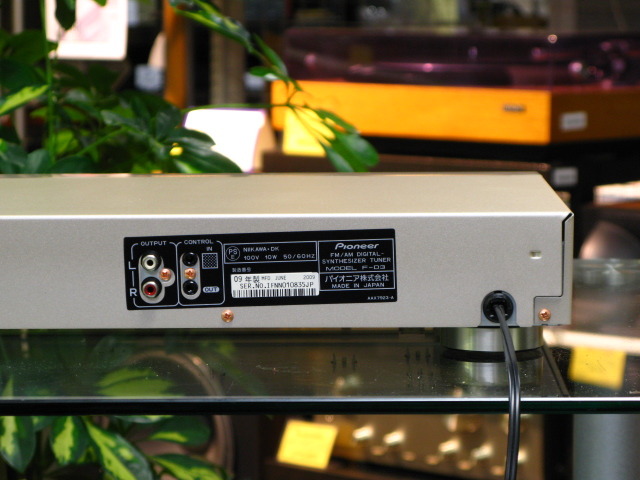 アンプ　パイオニアA-D1 ★チューナー　F-D3 F-D3 PIONEER - 中古オーディオ 高価買取・販売 ハイファイ堂