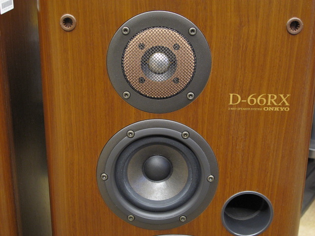 貴重 ONKYO オンキョー D-66RX スピーカー ペア セット 送料込み Yahoo!オークション - 【全国発送可】ONKYO D-66RX スピーカー