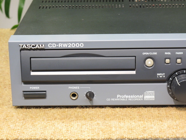 CD-RW2000 TASCAM - 中古オーディオ 高価買取・販売 ハイファイ堂