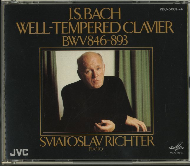 J.S.バッハ：平均律クラヴィーア曲集 全巻 J.S.バッハ - 中古