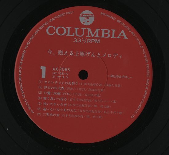 松山まさる （五木ひろし）働きながら学ぶ友 45rpm ディスコグラフィ 1960～1969｜五木ひろし公式サイト