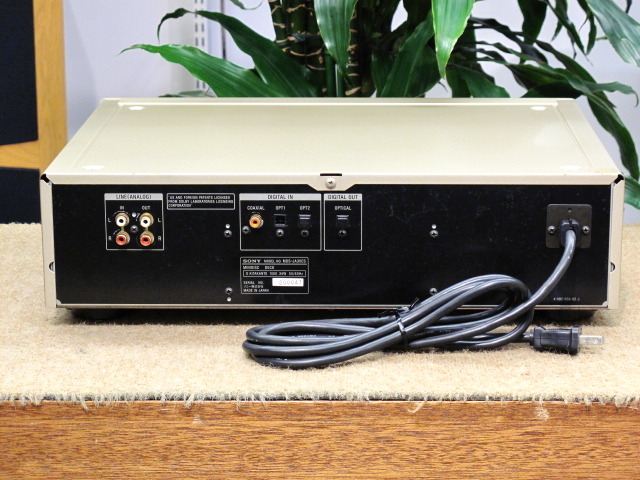 SONY MDS-JA30ES CDプレーヤー ゴールド　ジャンク SONY MDS-JA30ES CDプレーヤー ゴールド ジャンク - メルカリ