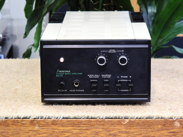 Sansui BA-90 ベーシックアンプ サンスイ 現状品　B 山水電気 サンスイ ステレオパワーアンプ BA-90 動作品 音出し・接点