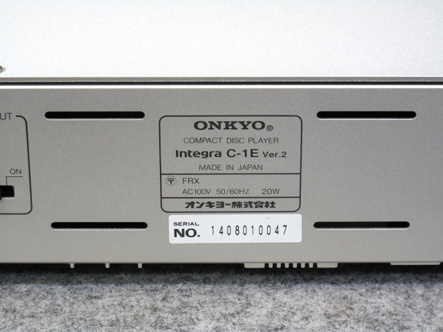 Integra C-1E ver.2 ONKYO - 中古オーディオ 高価買取・販売 ハイファイ堂
