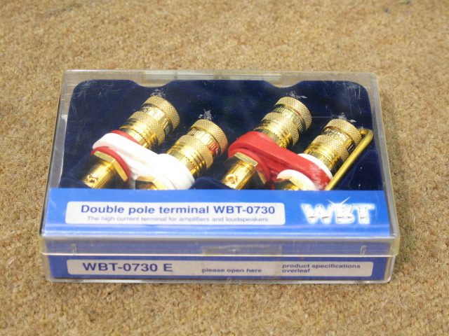 WBT スピーカーターミナル WBT-0730 Yahoo!オークション - WBT-0730 スピーカーターミナル端子 旧