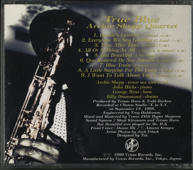 TRUE BLUE/ARCHIE SHEPP ARCHIE SHEPP - 中古オーディオ 高価