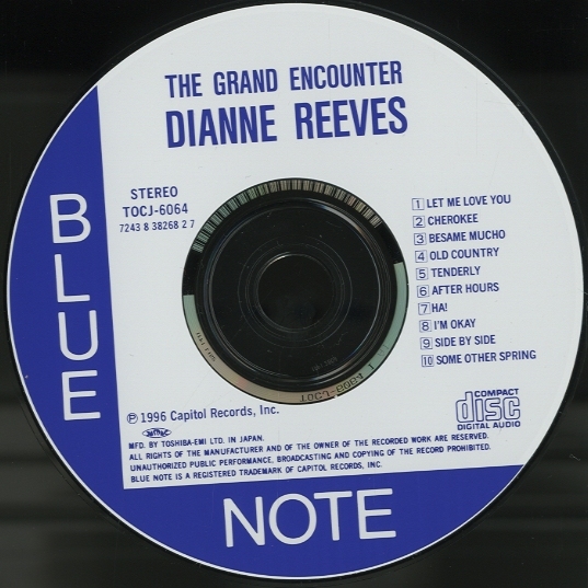 THE GRAND ENCOUNTER/DIANNE REEVES DIANNE REEVES - 中古オーディオ