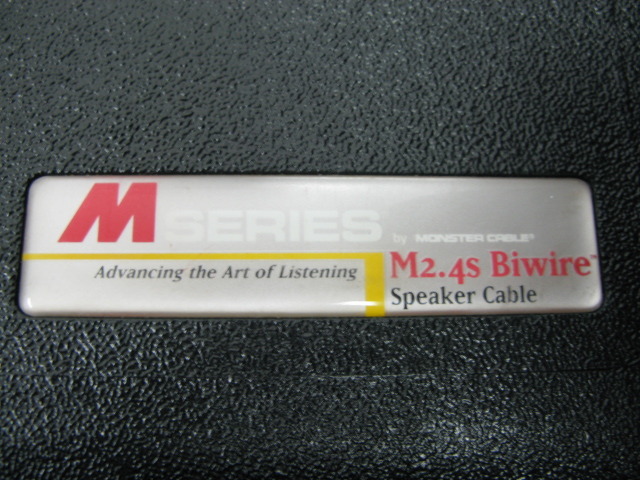M2.4S Biwire MONSTER CABLE - 中古オーディオ 高価買取・販売