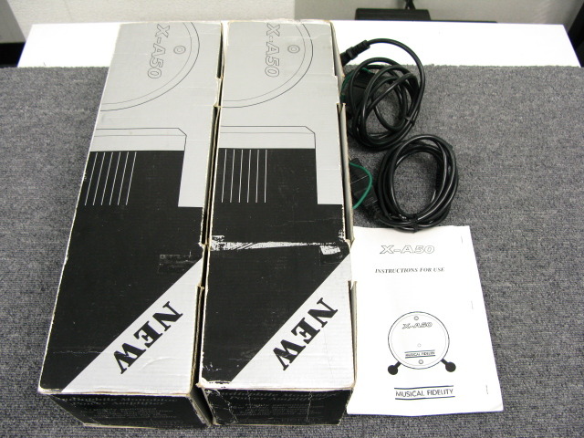 X-A50 MUSICAL FIDELITY - 中古オーディオ 高価買取・販売 ハイファイ堂