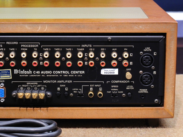 C40 McIntosh - 中古オーディオ 高価買取・販売 ハイファイ堂