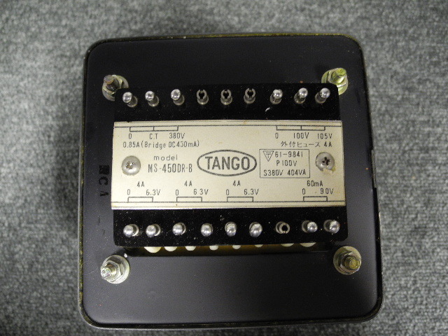TANGO 電源トランス MS-450DR-B 家電、AV、カメラ
