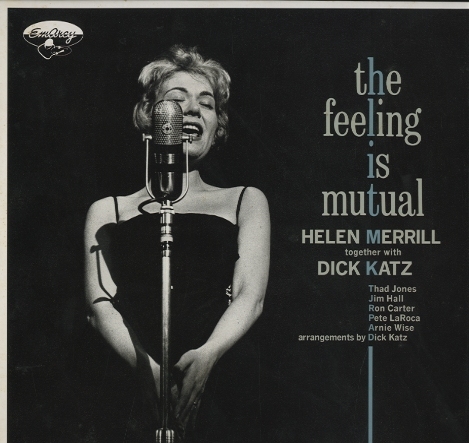 【中古CD】ロジャース～ハマースタイン・ソング・ブック/ヘレン・メリル THE FEELING IS MUTUAL/HELEN MERRILL HELEN MERRILL - 中古オーディオ