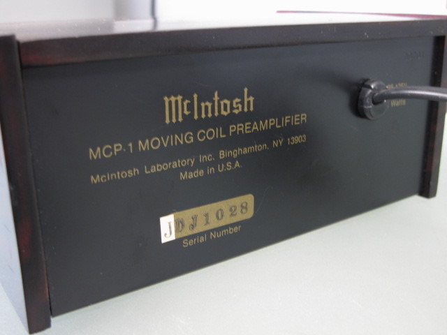 MCP-1 McIntosh - 中古オーディオ 高価買取・販売 ハイファイ堂