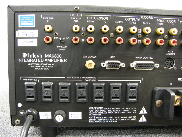 MA6800 McIntosh - HiFi-Do McIntosh/JBL/audio-technica/Jeff Rowland