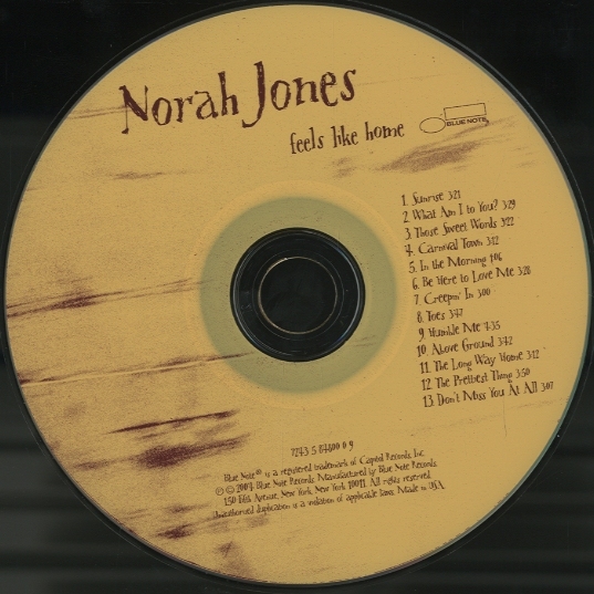 FEELS LIKE HOME/NORAH JONES NORAH JONES - 中古オーディオ 高価買取