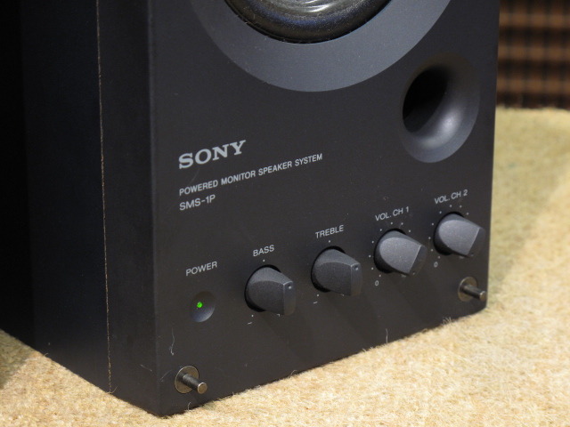 SONY SMS-1P POWERD MONITOR SPEAKER 味わい深い ソニーパワード