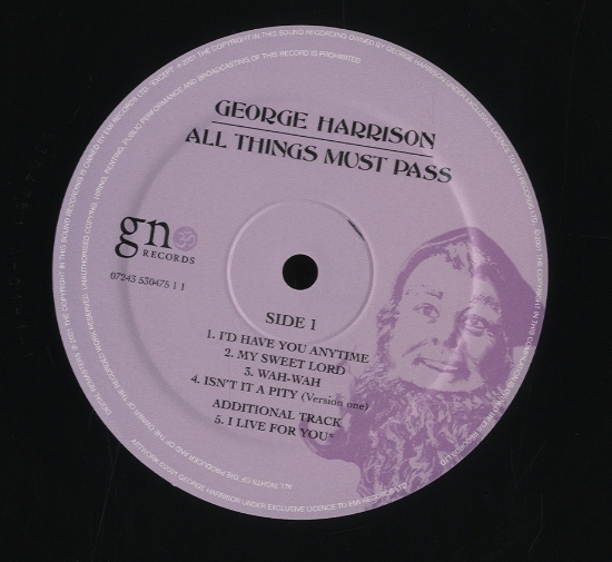 ALL THINGS MUST PASS〜NEW CENTURY EDITION〜/GEORGE HARRISON GEORGE