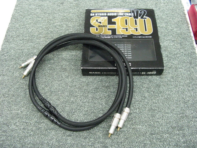 名機 SAEC SL-1990 サエク RCAケーブル 0.7m！ SAEC サエク RCA