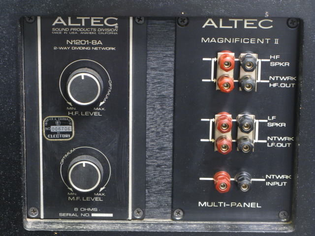 MAGNIFICENT 2 ALTEC - 中古オーディオ 高価買取・販売 ハイファイ堂
