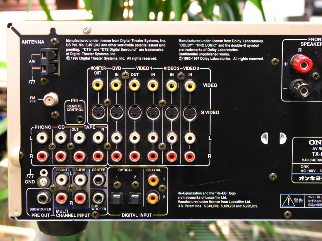 TX-DS595 ONKYO - 中古オーディオ 高価買取・販売 ハイファイ堂