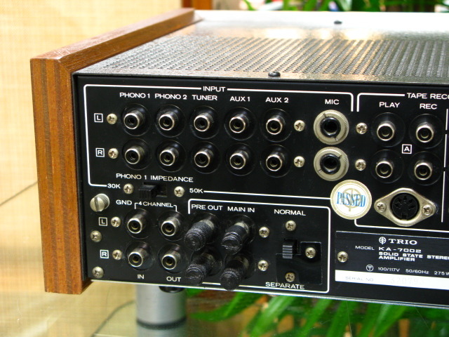 最終値下　TORIO KA-7002 良いサウンドですよ　部品交換済 トリオの名機：KA-7002 プリメインアンプ | じんけいの修理日記