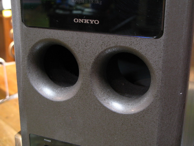 y　【動作確認済み】オンキョー　アクティブスーパーウーファー　SL-7 ONKYO スーパーウーファー【SL-7】エッジ交換・動作確認済み