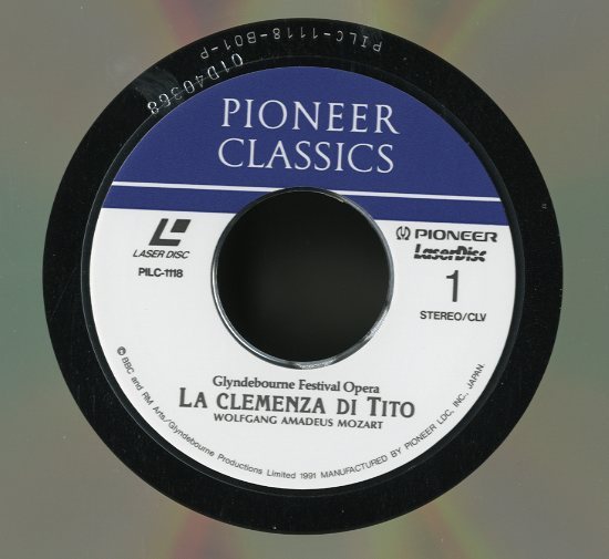 モーツァルト：歌劇「皇帝ティトゥスの慈悲」全曲 - 中古オーディオ
