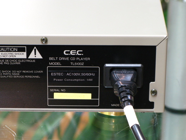 TL5100Z CEC - 中古オーディオ 高価買取・販売 ハイファイ堂