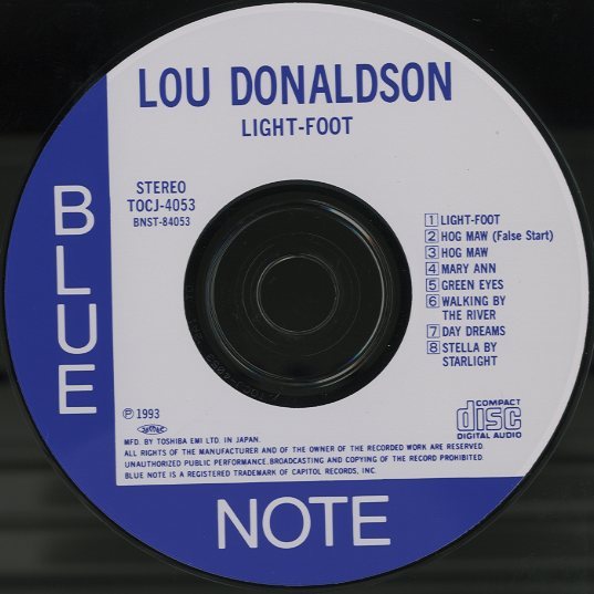 LIGHT-FOOT/LOU DONALDSON LOU DONALDSON(as) - 中古オーディオ 高価 