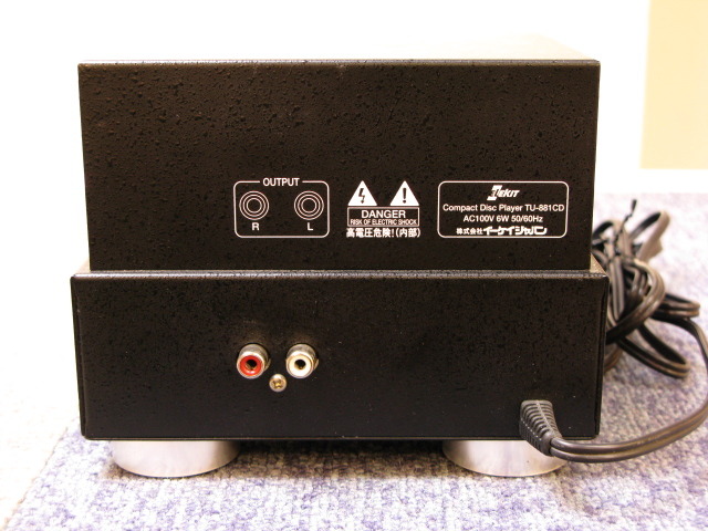 エレキット　イーケイジャパン 真空管CDプレーヤー TU-881CD 現状品 JB]USED 現状販売 イーケイジャパン TU-881CD ELEKIT エレキット