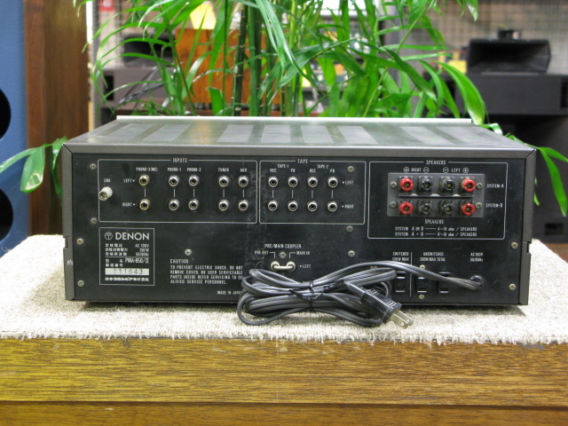 DENON デノン　PMA-850 ジャンク品 Yahoo!オークション - 中古ジャンク DENON プリメインアンプ PMA