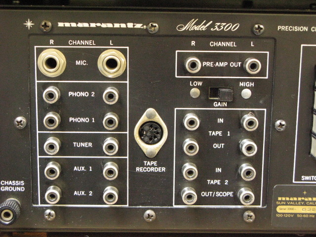 MODEL 3300 MARANTZ - 中古オーディオ 高価買取・販売 ハイファイ堂