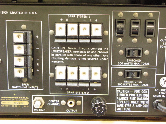 通電確認のみ marantz マランツ Model 3300 通電確認のみ marantz マランツ Model 3300