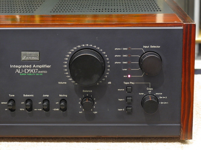 AU-D907 LIMITED SANSUI - HiFi-Do McIntosh/JBL/audio-technica/Jeff
