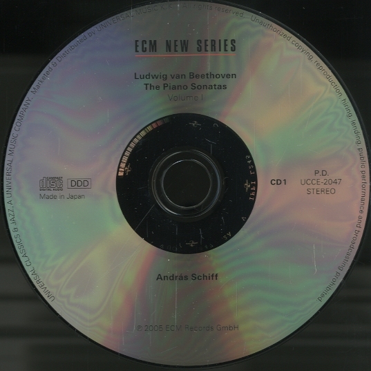 ベートーヴェン：ピアノ・ソナタ第1番、第2番、第3番、第4番