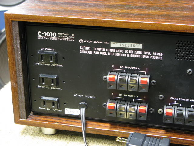 Yahoo!オークション 中古 LUXMAN C-1010 トランジスタ コントロール