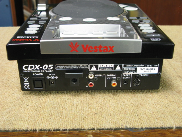 CDX-05 MBK VESTAX - 中古オーディオ 高価買取・販売 ハイファイ堂