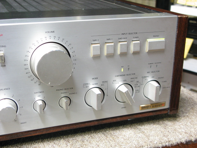 [動作確認済み]ONKYO オンキョー　Integra A-820GTR ONKYO Integra A-820GTRの仕様 オンキヨー/オンキョー