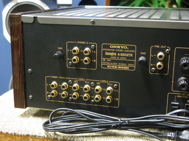 [動作確認済み]ONKYO オンキョー　Integra A-820GTR INTEGRA A-820GTR ONKYO - 中古オーディオ 高価買取・販売