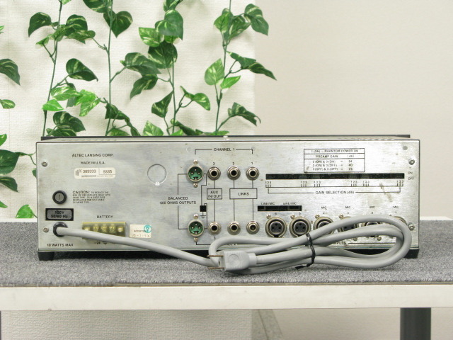 Altec 1692B (ミキサー/マイクプリアンプ) Model 1692B ALTEC - 中古オーディオ 高価買取・販売 ハイファイ堂