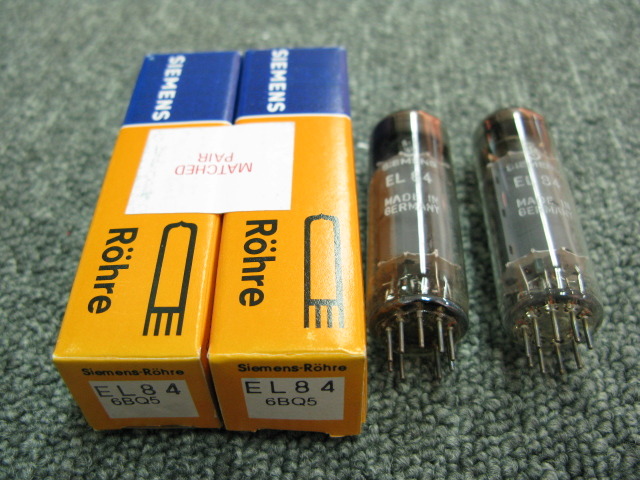 Siemens E84L 真空管 4本セット箱付き EL84 SIEMENS - 中古オーディオ 高価買取・販売 ハイファイ堂