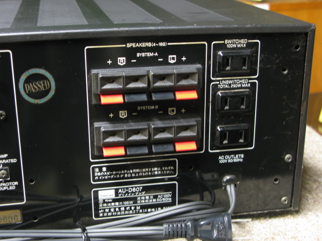 X044-I67-1037 Sansui TU-D607 デジタリー クォーツ ロックド 