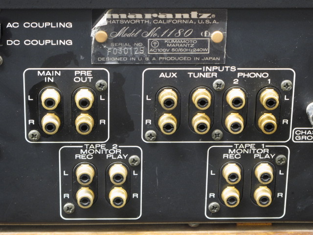 MODEL 1180 marantz - 中古オーディオ 高価買取・販売 ハイファイ堂