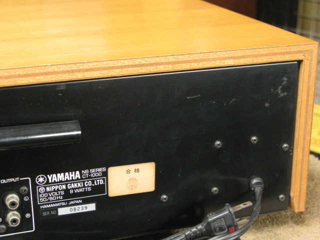 【メンナンス済み】YAMAHA CT-1000 FM/AMチューナー ヤマハ CT-1000 FM/AMチューナー | SwingAudio Shop