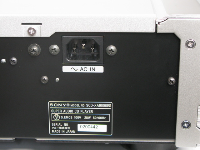 SCD-XA9000ES SONY - 中古オーディオ 高価買取・販売 ハイファイ堂