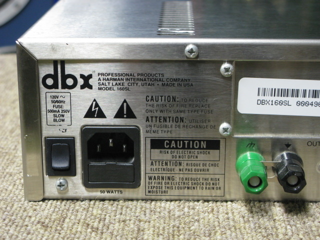 dbx 160SL プロフェッショナルプロダクツ オーディオ機器 DBX 製品