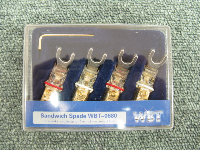 WBT-0680 E スピーカーYラグ端子　4個×2セットけい8固 WBT-0680 WBT - 中古オーディオ 高価買取・販売 ハイファイ堂